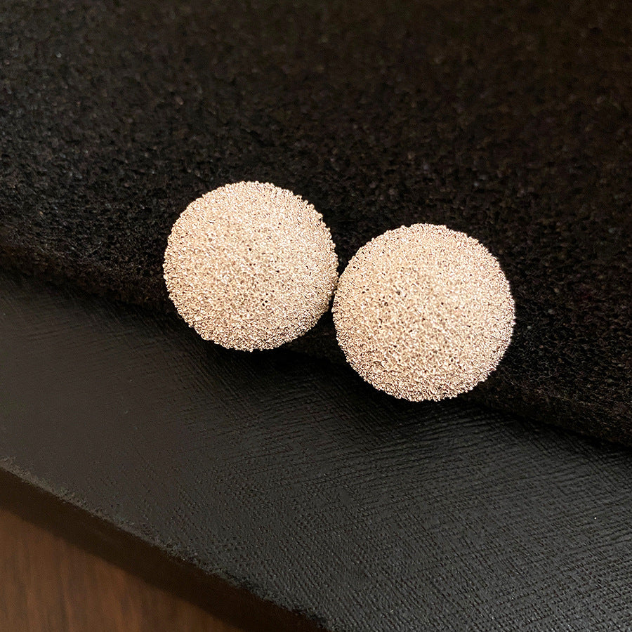 For Stud Earrings In Golden Alloy, Elegant And Durable Jewelry Accessory