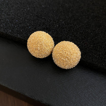 For Stud Earrings In Golden Alloy, Elegant And Durable Jewelry Accessory