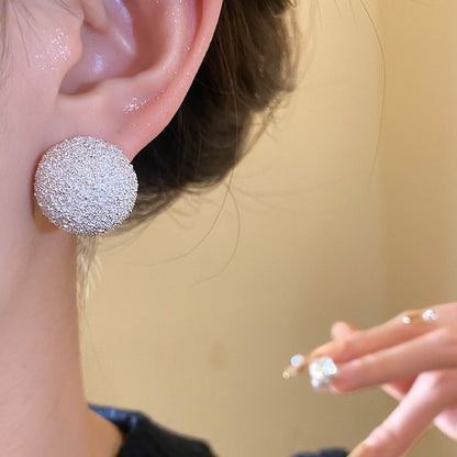 For Stud Earrings In Golden Alloy, Elegant And Durable Jewelry Accessory