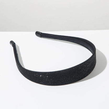 Black Cloth Hair Band Hair Accessory For Comfortable And Stylish Hair Styling