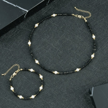 Round Copper Necklace For Elegant Style, Available In 1 Set