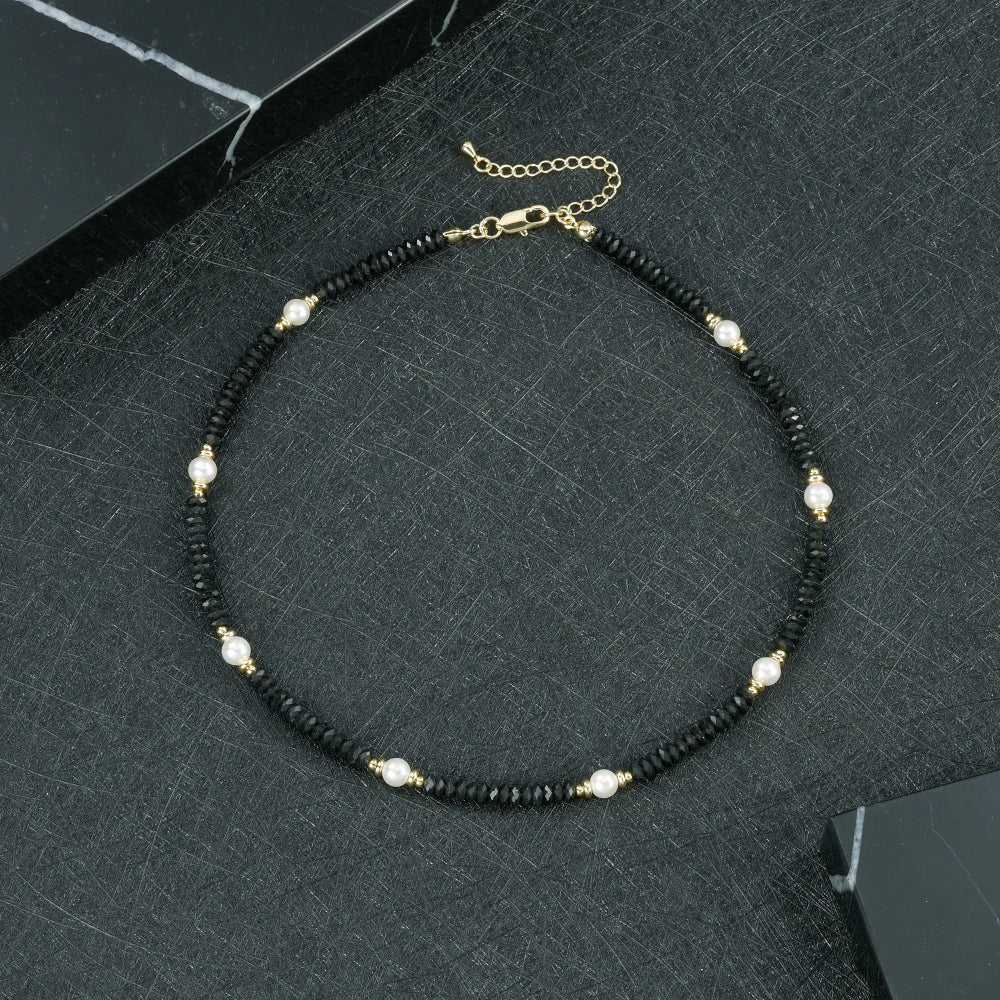 Round Copper Necklace For Elegant Style, Available In 1 Set