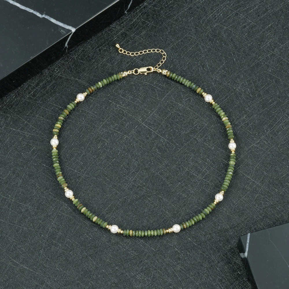 Round Copper Necklace For Elegant Style, Available In 1 Set
