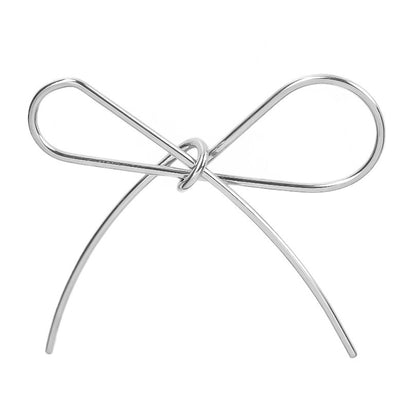 Golden Bow Tie Pendant For Stylish Looks Made Of Durable 304 Stainless Steel