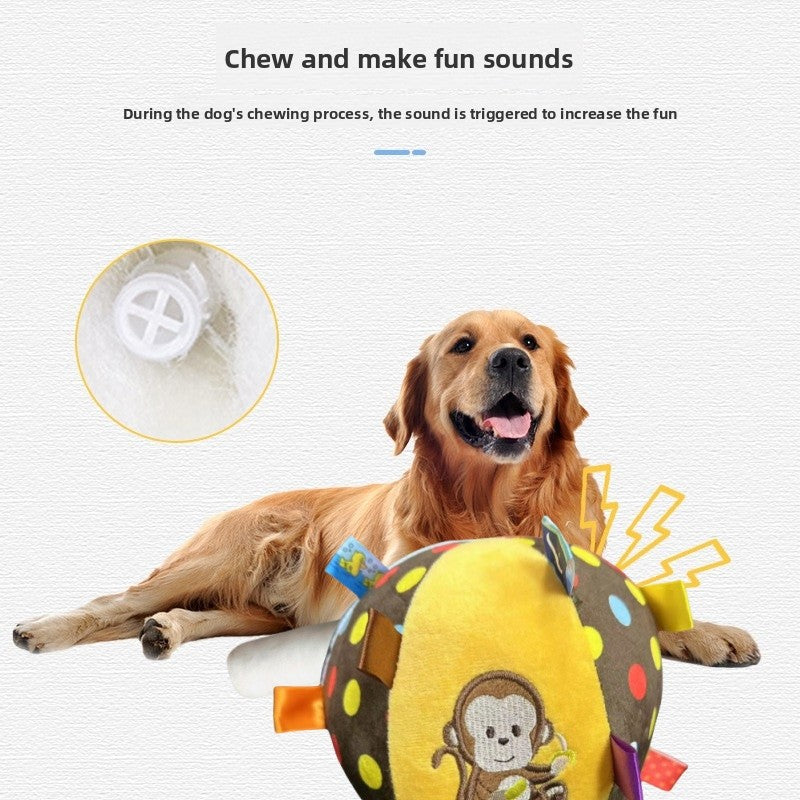 Plush Pet Toy For Dogs, Soft And Durable Chew Toy For Interactive Play And Comfort