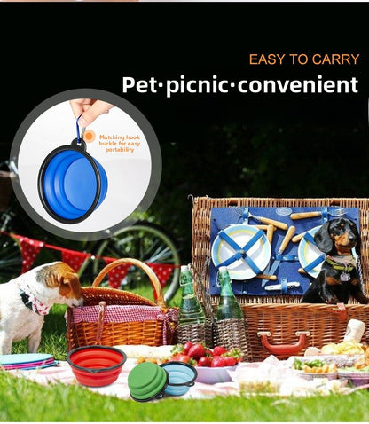 Silica Gel Pet Tableware For Dogs, Durable And Safe Feeding Bowl