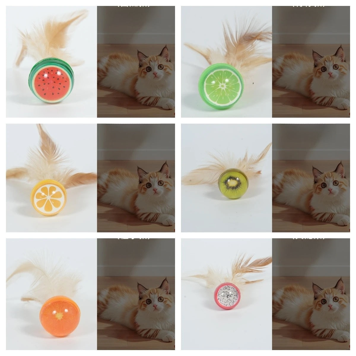 Feather Pet Toy Made Of Durable Rubber, Perfect For Interactive Play With Your Cat