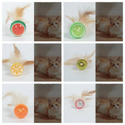 Fruit-colored Rubber Badminton (random Color)
