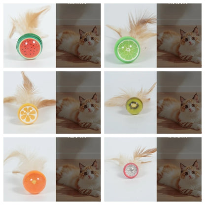 Feather Pet Toy Made Of Durable Rubber, Perfect For Interactive Play With Your Cat