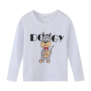 Long Sleeve-Puppy-White