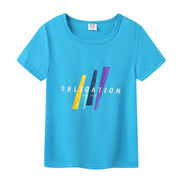 Sky Blue Solid Short T-Shirt