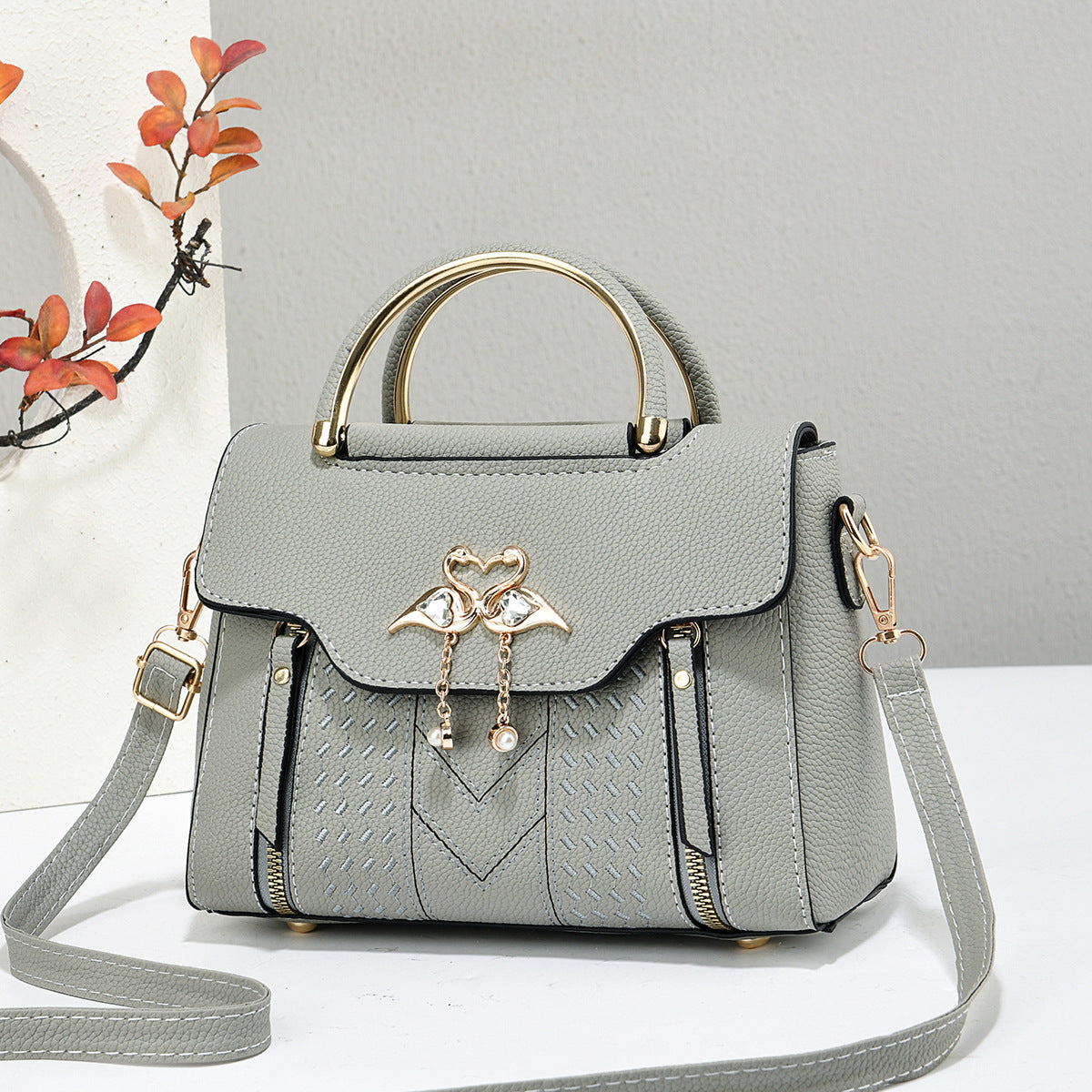 Square PU Leather Shoulder Bag For Women, Stylish And Durable Design