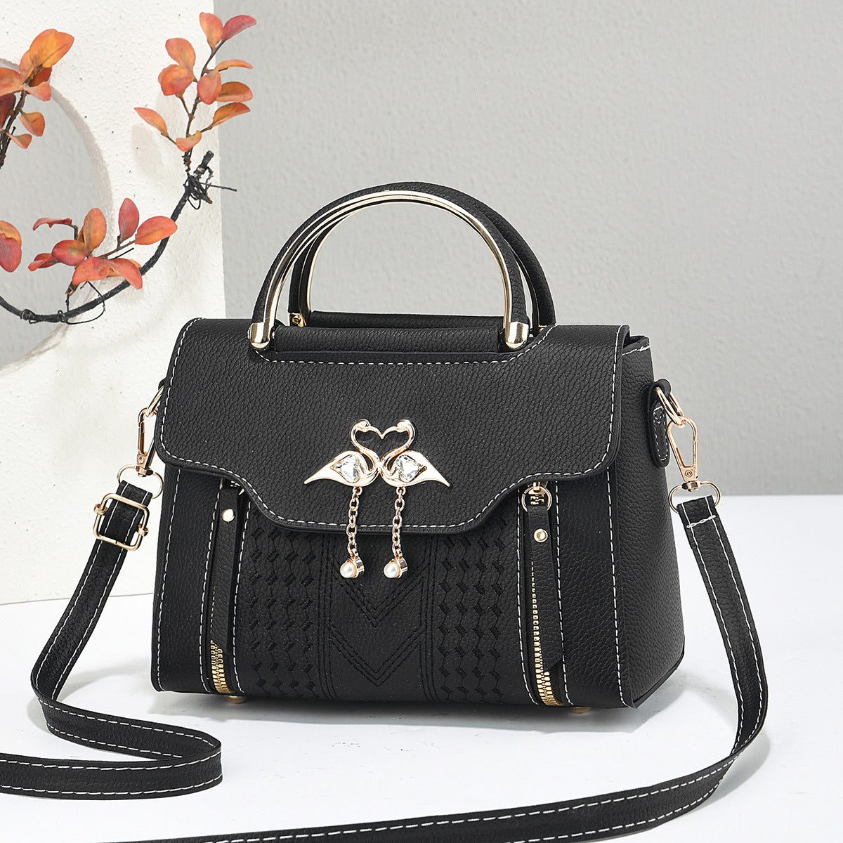 Square PU Leather Shoulder Bag For Women, Stylish And Durable Design