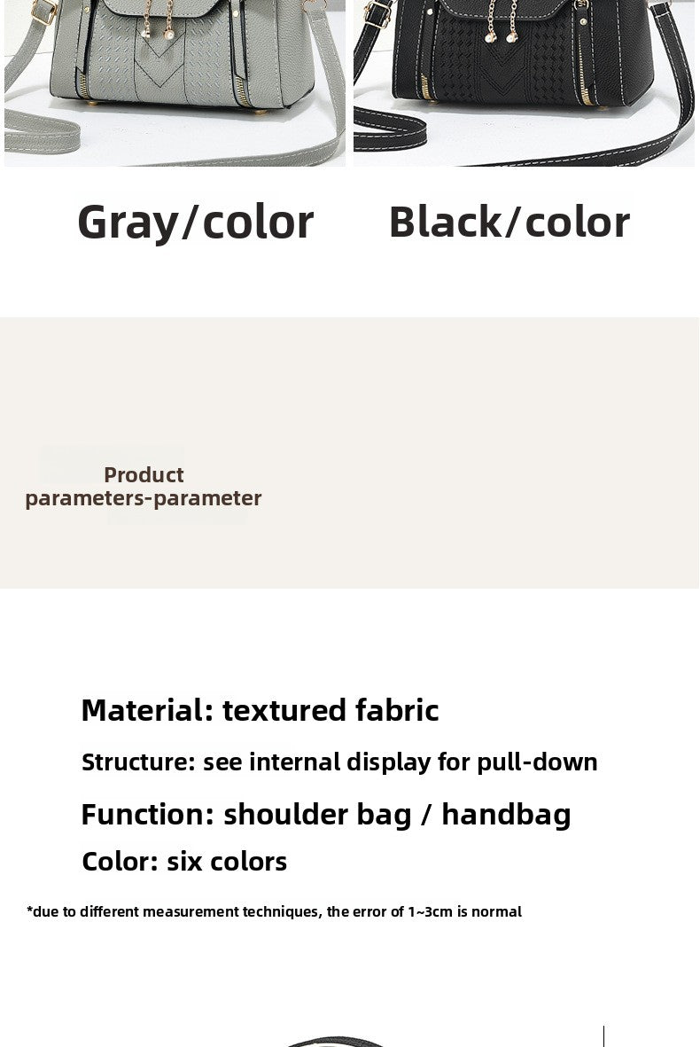 Square PU Leather Shoulder Bag For Women, Stylish And Durable Design