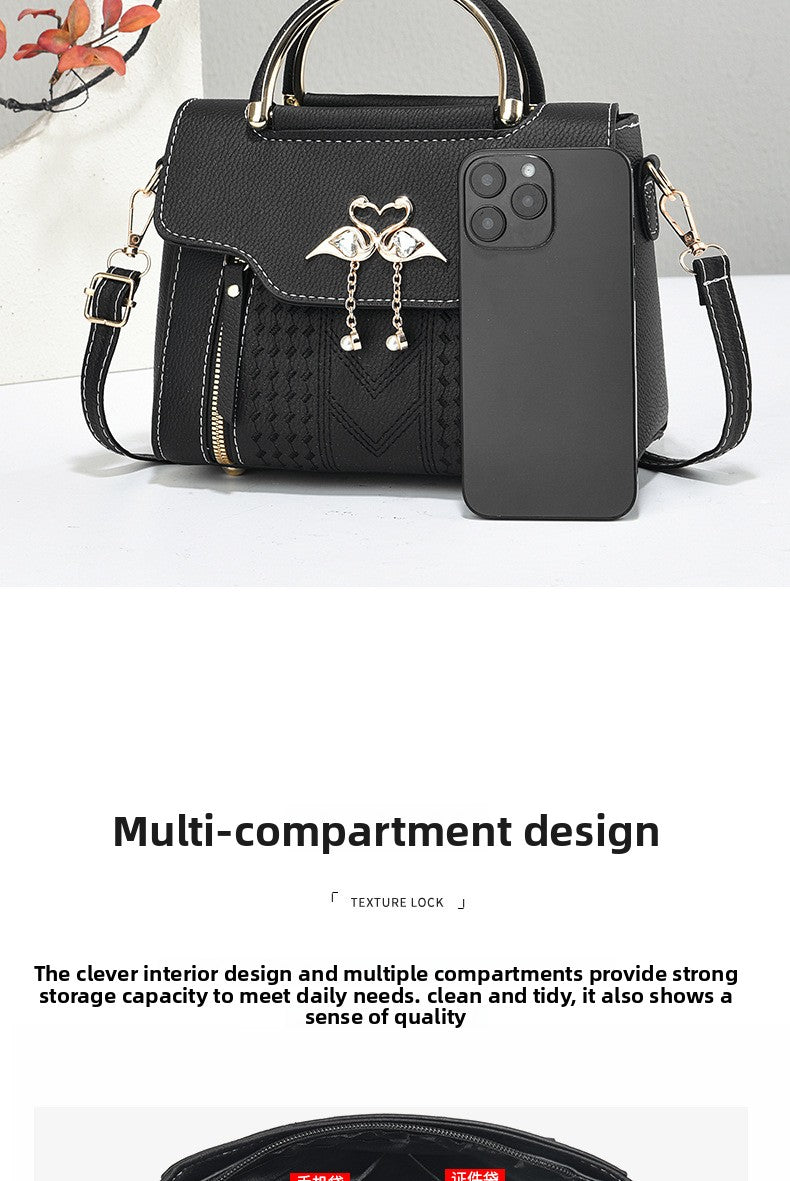 Square PU Leather Shoulder Bag For Women, Stylish And Durable Design