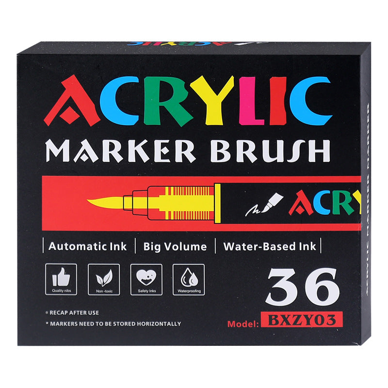Plastic Watercolor Pen For Artistic Painting And Creative Drawing