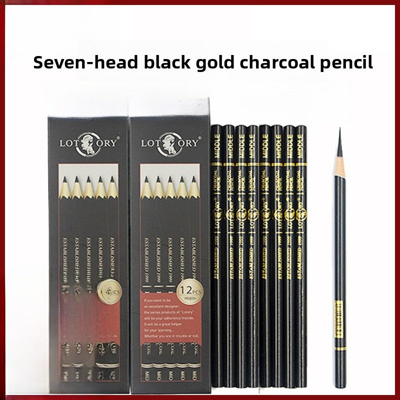 1 Set Of Wooden Drawing Pencils For Sketching And Art