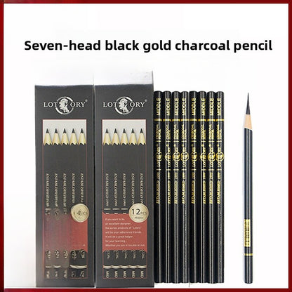 1 Set Of Wooden Drawing Pencils For Sketching And Art