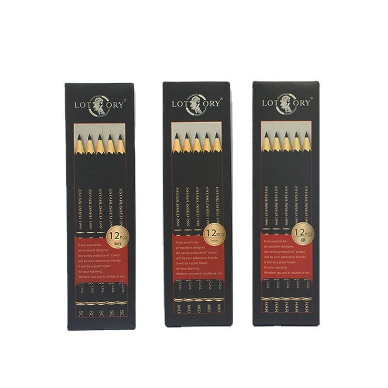 1 Set Of Wooden Drawing Pencils For Sketching And Art