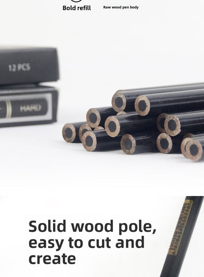 1 Set Of Wooden Drawing Pencils For Sketching And Art