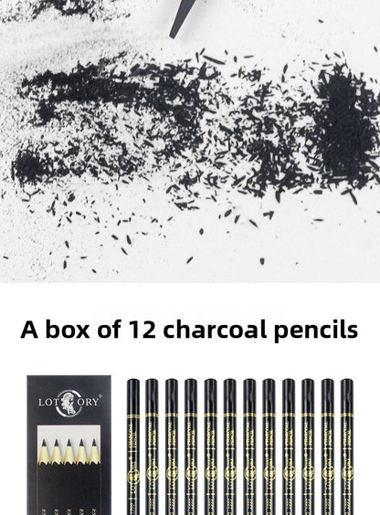 1 Set Of Wooden Drawing Pencils For Sketching And Art