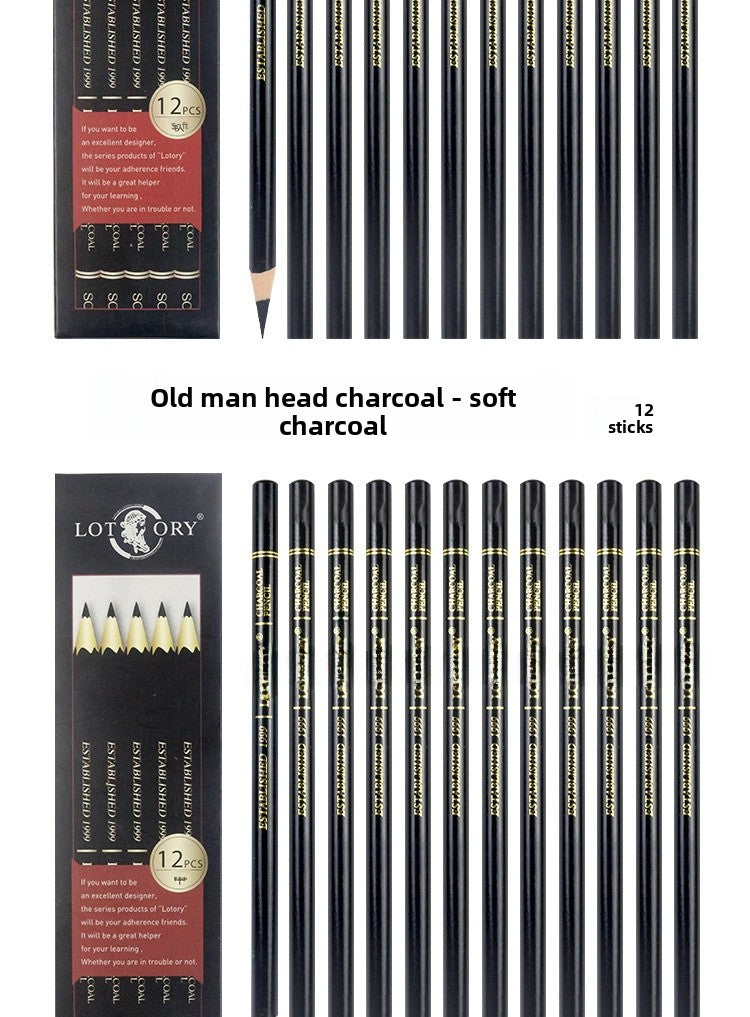 1 Set Of Wooden Drawing Pencils For Sketching And Art