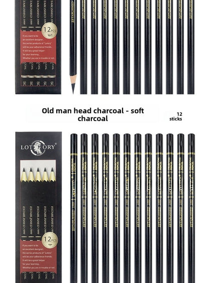 1 Set Of Wooden Drawing Pencils For Sketching And Art