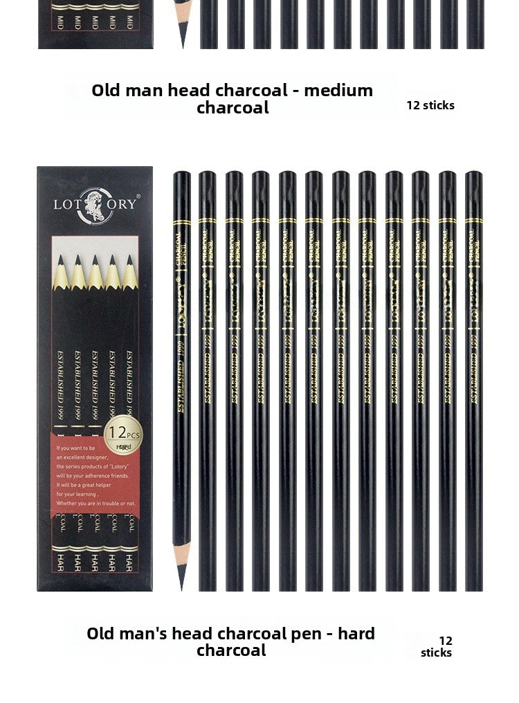 1 Set Of Wooden Drawing Pencils For Sketching And Art