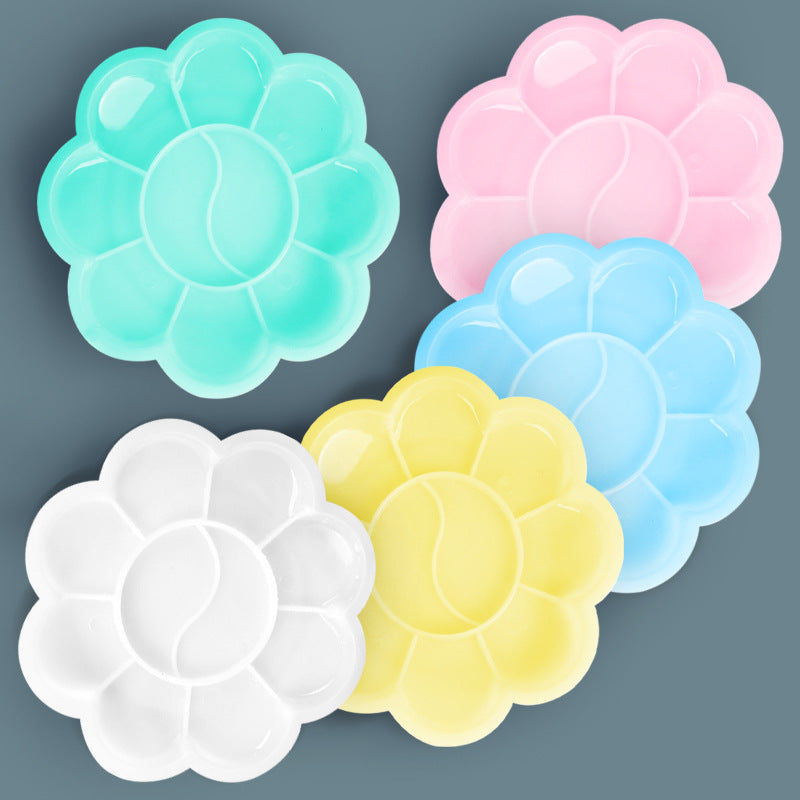 Plastic Mixing Palette For Color Blending And Painting, Durable And Lightweight Tool For Artists