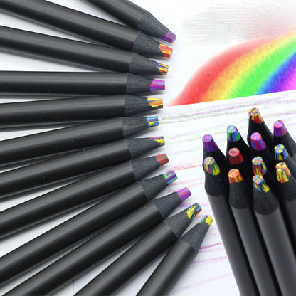 12 Pieces Wooden Drawing Pencils Set For Sketching And Art