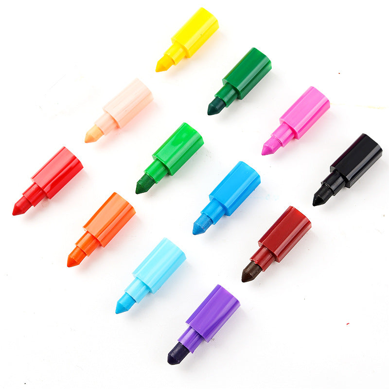 Graffiti Crayon In Plastic Material, 1 Piece For Creative Drawing And Coloring