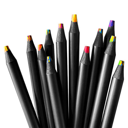 12 Pieces Wooden Drawing Pencils Set For Sketching And Art