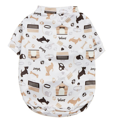 Maple Leaf Pet Clothing For Dogs Made Of Durable Polyester Material