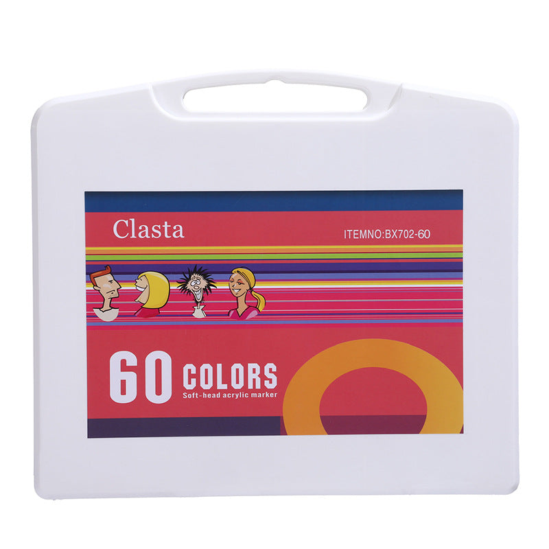 12 Pieces Plastic Marker Pens Set For Drawing And Writing