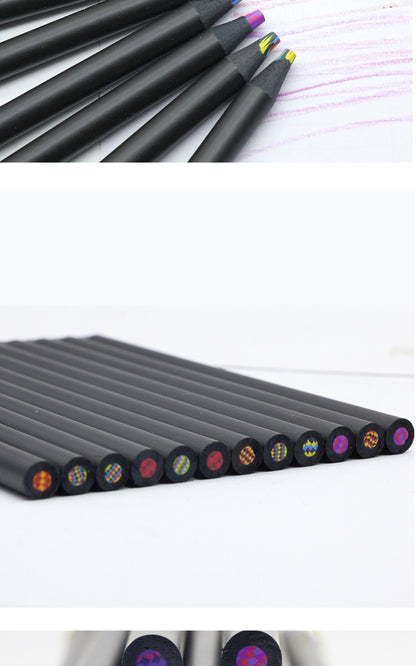12 Pieces Wooden Drawing Pencils Set For Sketching And Art