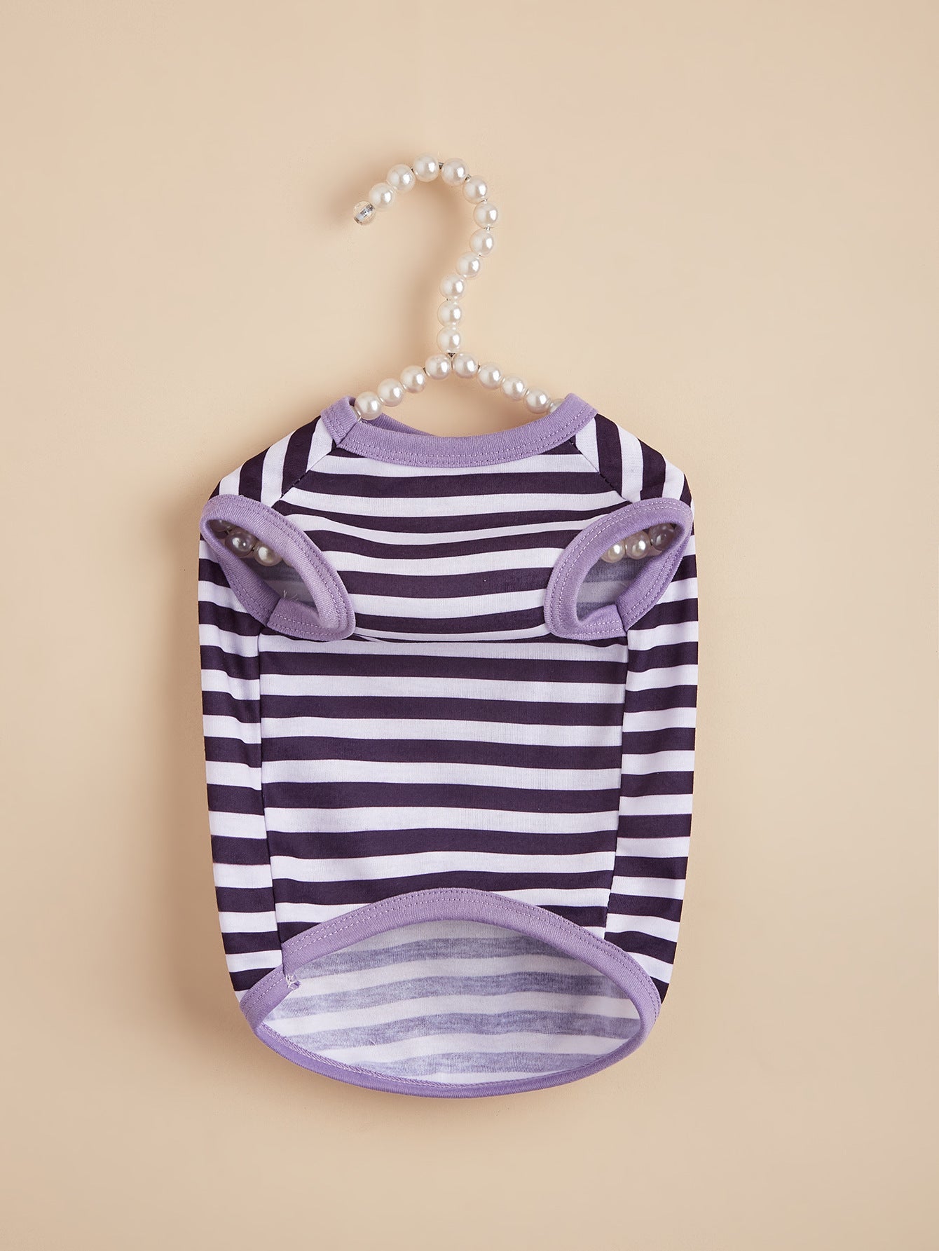 Stripe Pet Clothing For Dogs Made Of Durable Polyester Material