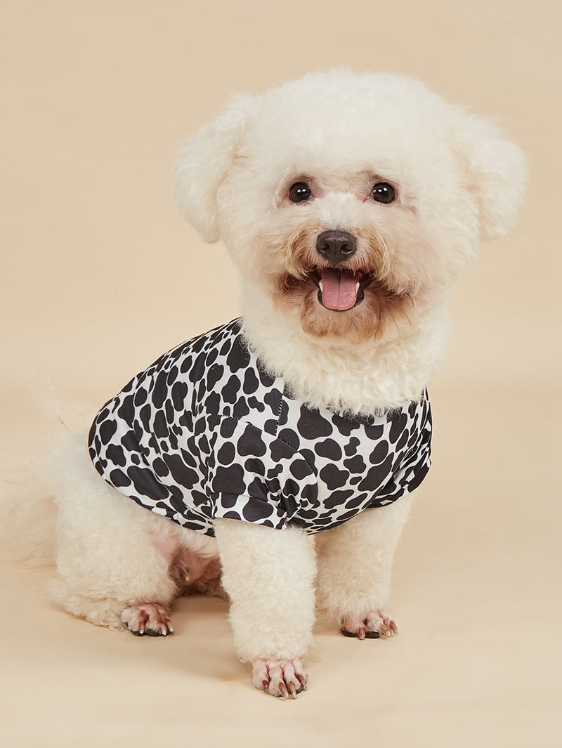 Maple Leaf Pet Clothing For Dogs Made Of Durable Polyester Material