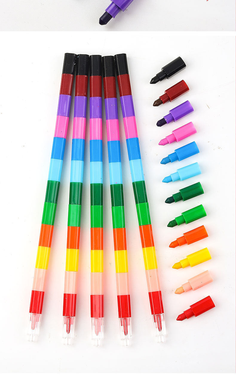 Graffiti Crayon In Plastic Material, 1 Piece For Creative Drawing And Coloring