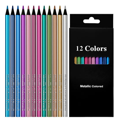 12 Pieces Wooden Drawing Pencils Set For Sketching And Art
