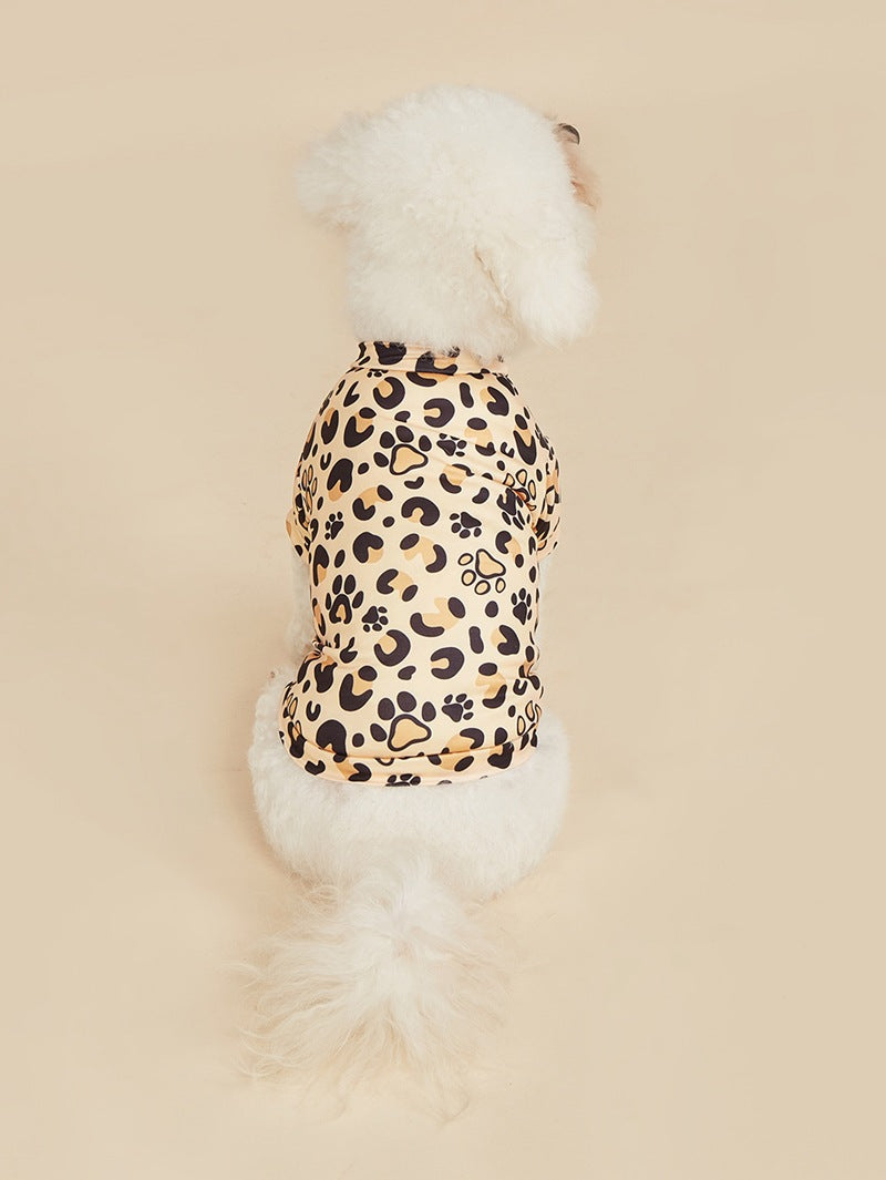 Maple Leaf Pet Clothing For Dogs Made Of Durable Polyester Material
