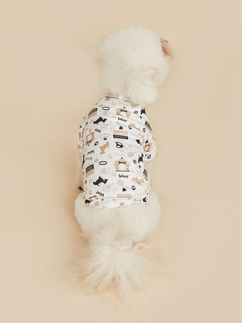 Maple Leaf Pet Clothing For Dogs Made Of Durable Polyester Material