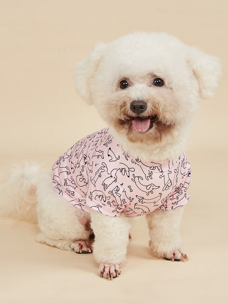 Maple Leaf Pet Clothing For Dogs Made Of Durable Polyester Material
