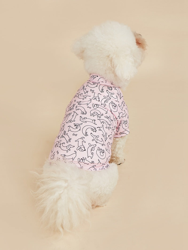 Maple Leaf Pet Clothing For Dogs Made Of Durable Polyester Material