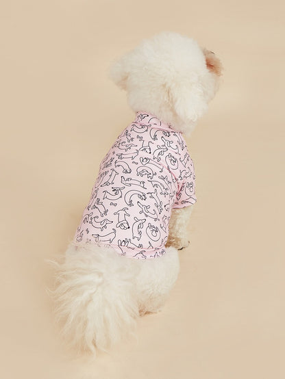 Maple Leaf Pet Clothing For Dogs Made Of Durable Polyester Material