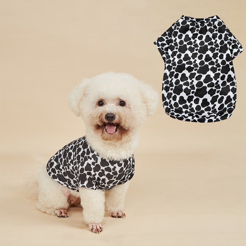 Maple Leaf Pet Clothing For Dogs Made Of Durable Polyester Material