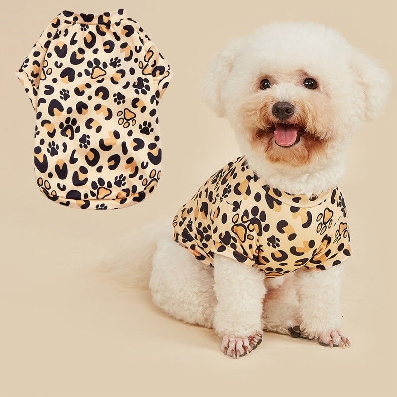Maple Leaf Pet Clothing For Dogs Made Of Durable Polyester Material