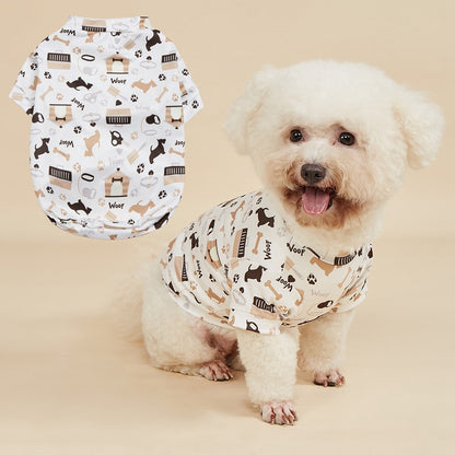 Maple Leaf Pet Clothing For Dogs Made Of Durable Polyester Material