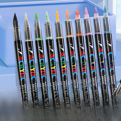 Plastic Watercolor Pen For Artistic Painting And Creative Drawing