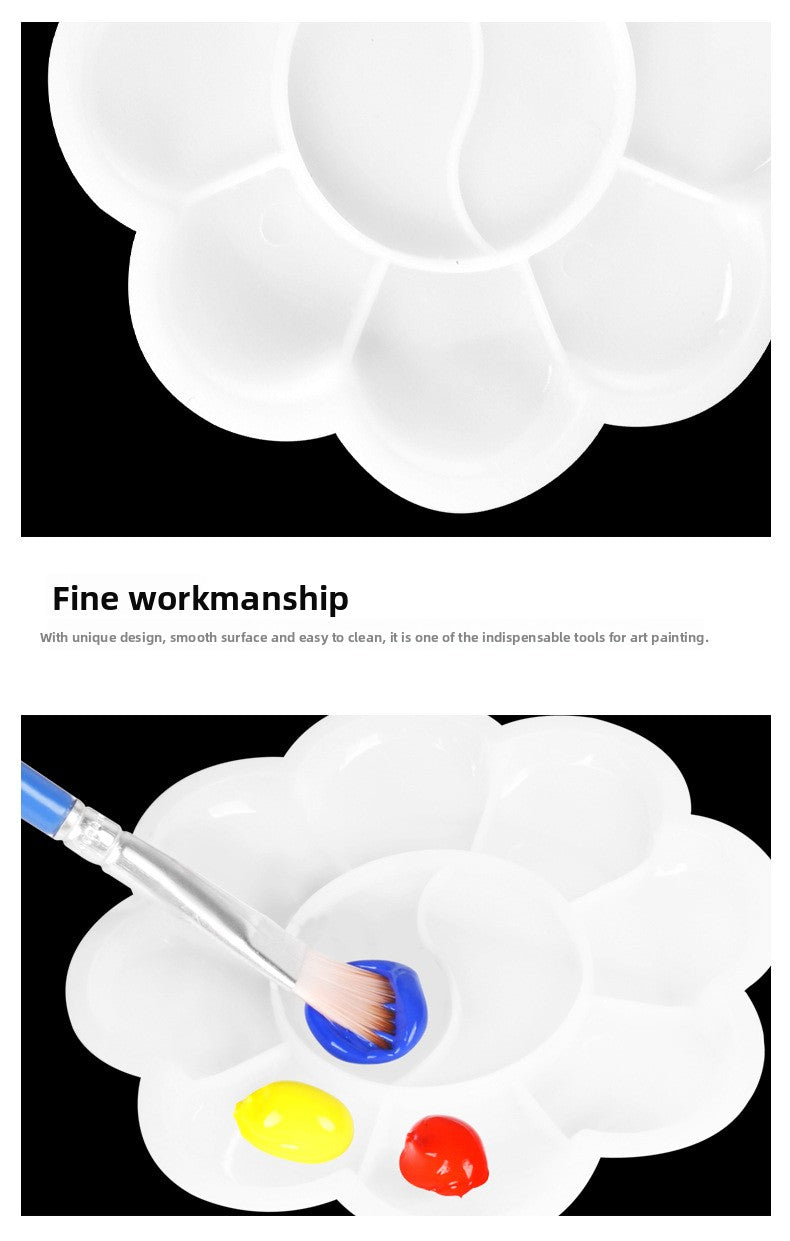 Plastic Mixing Palette For Color Blending And Painting, Durable And Lightweight Tool For Artists