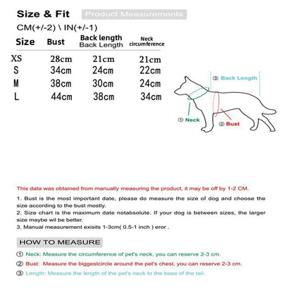 Stripe Pet Clothing For Dogs Made Of Durable Polyester Material